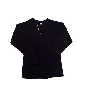 Morgane Long Sleeve Waffle Henley Shirt